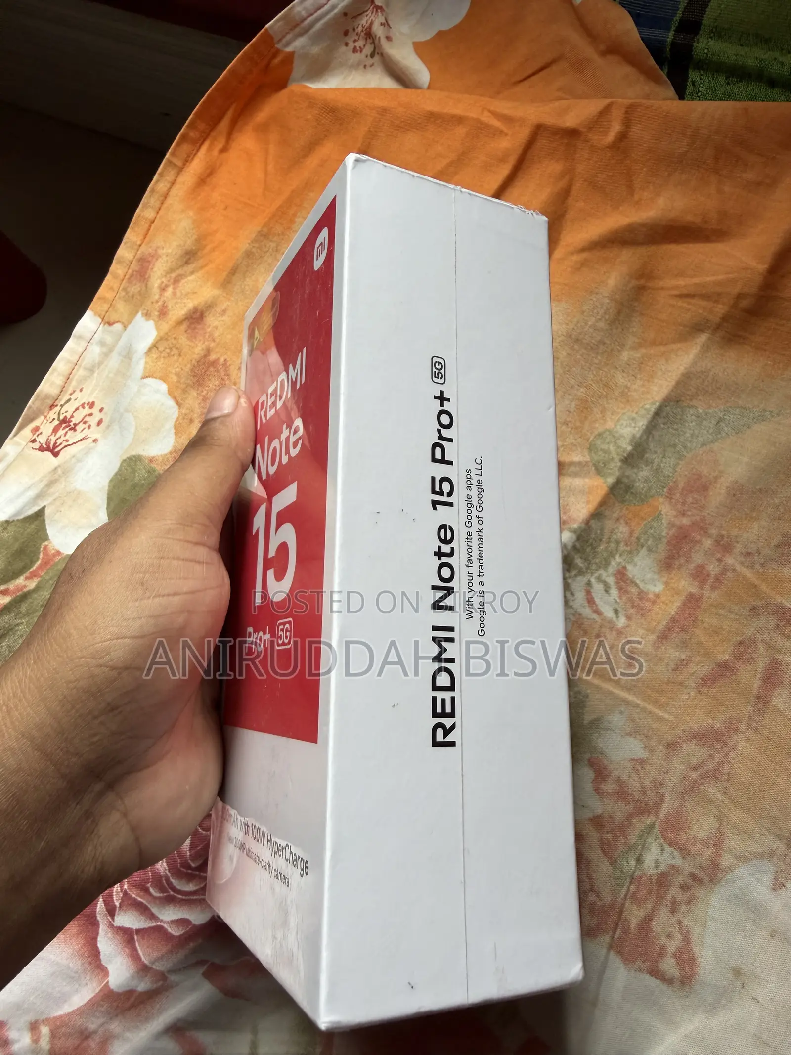 নতুন শাওমি রেডমি নোট ১৫ প্রো+ ২৫৬ জিবি কালো