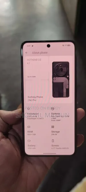 নাথিং ফোন ৩এ প্রো ২৫৬ জিবি ব্ল্যাক