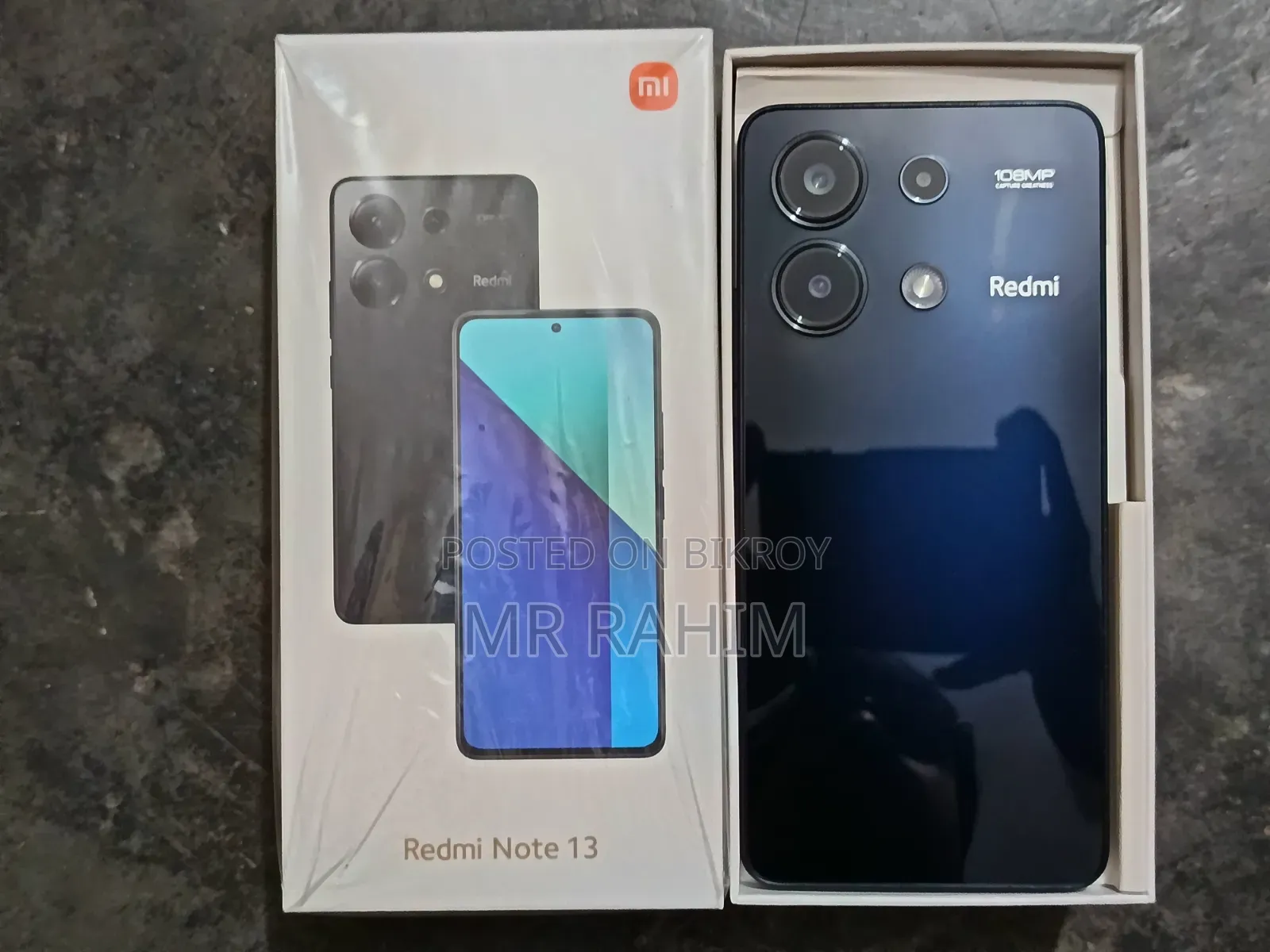 শাওমি রেডমি নোট ১৩ ২৫৬ জিবি ব্ল্যাক