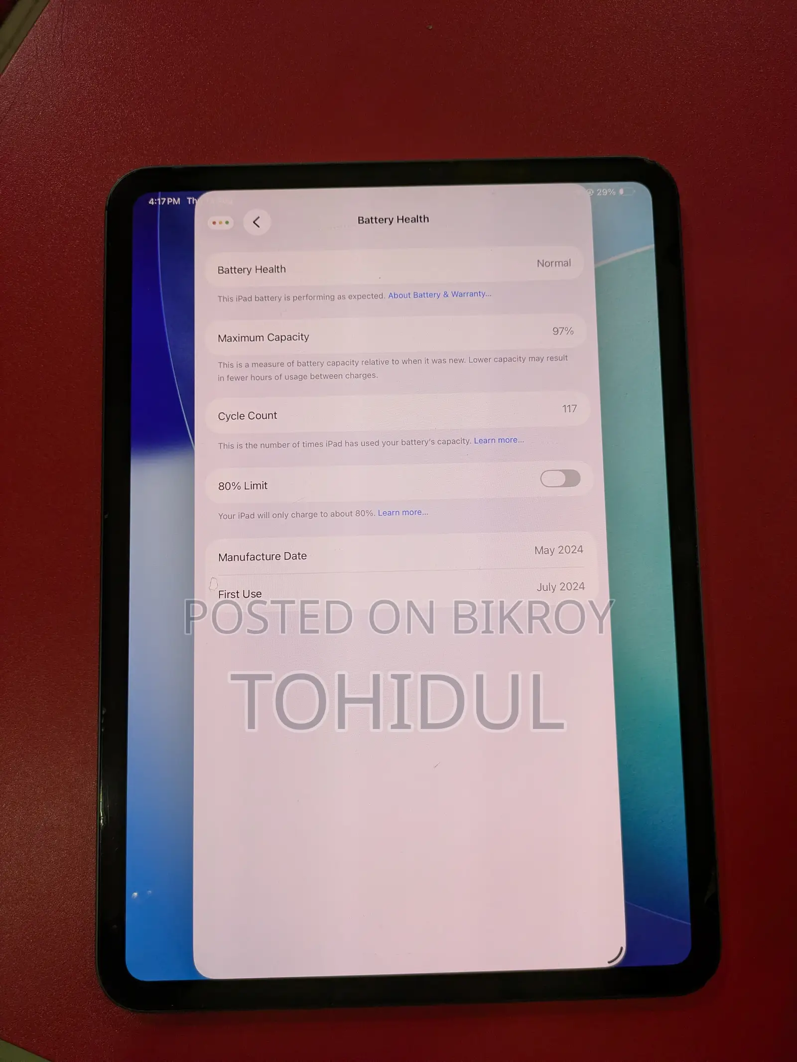 Apple iPad Pro 11 (2024) 256 GB Black