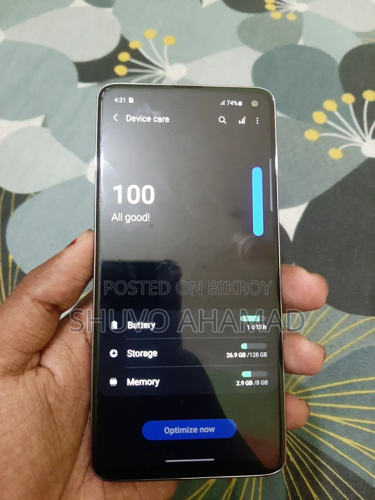 New Samsung Galaxy S10 128 GB Black
