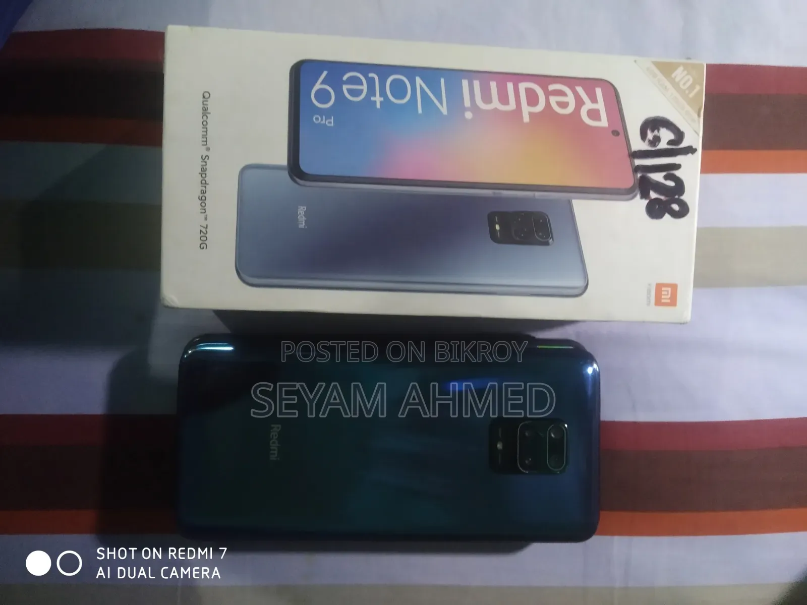 Xiaomi Redmi Note 9 Pro 128 GB Blue