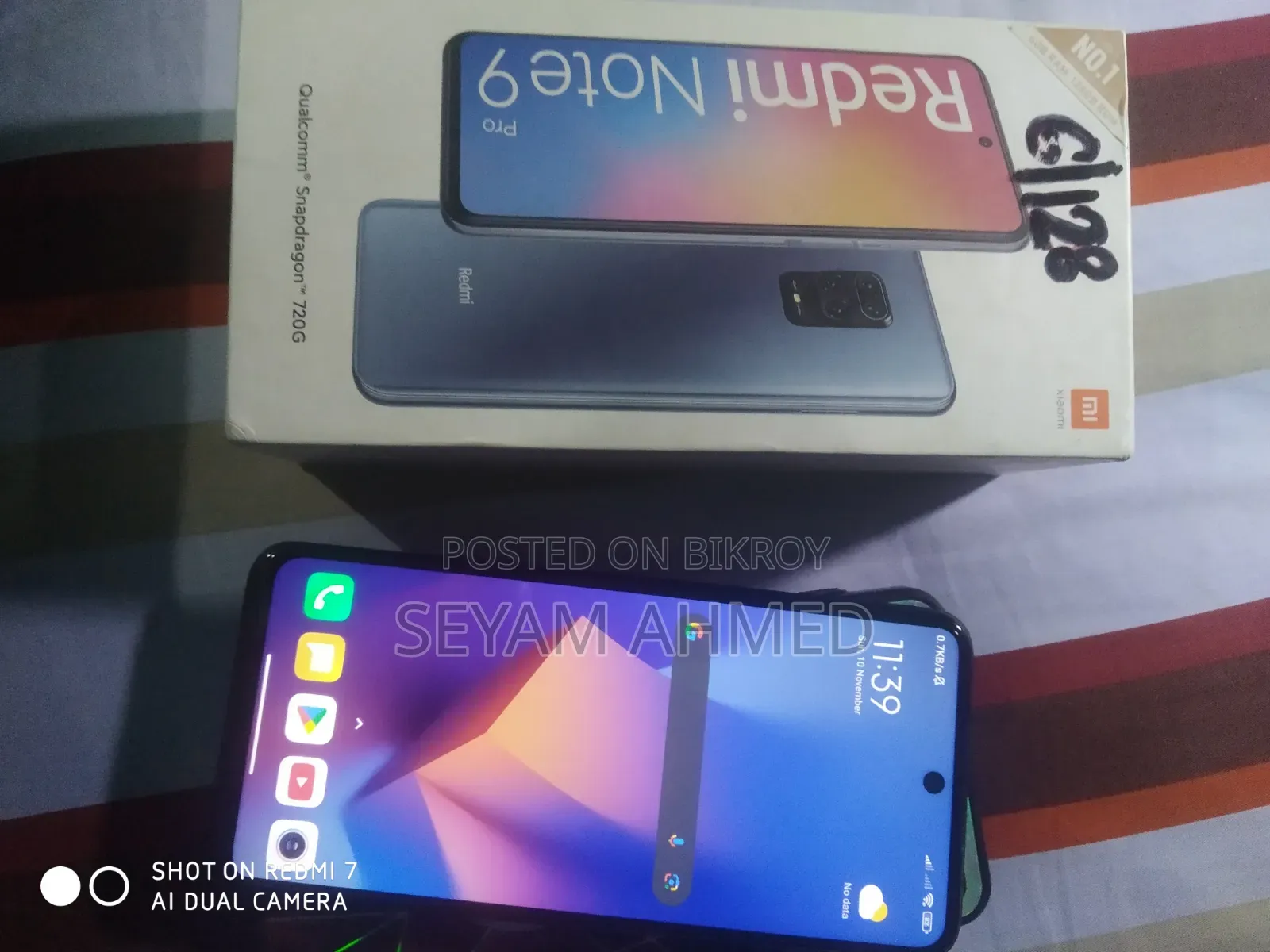 Xiaomi Redmi Note 9 Pro 128 GB Blue