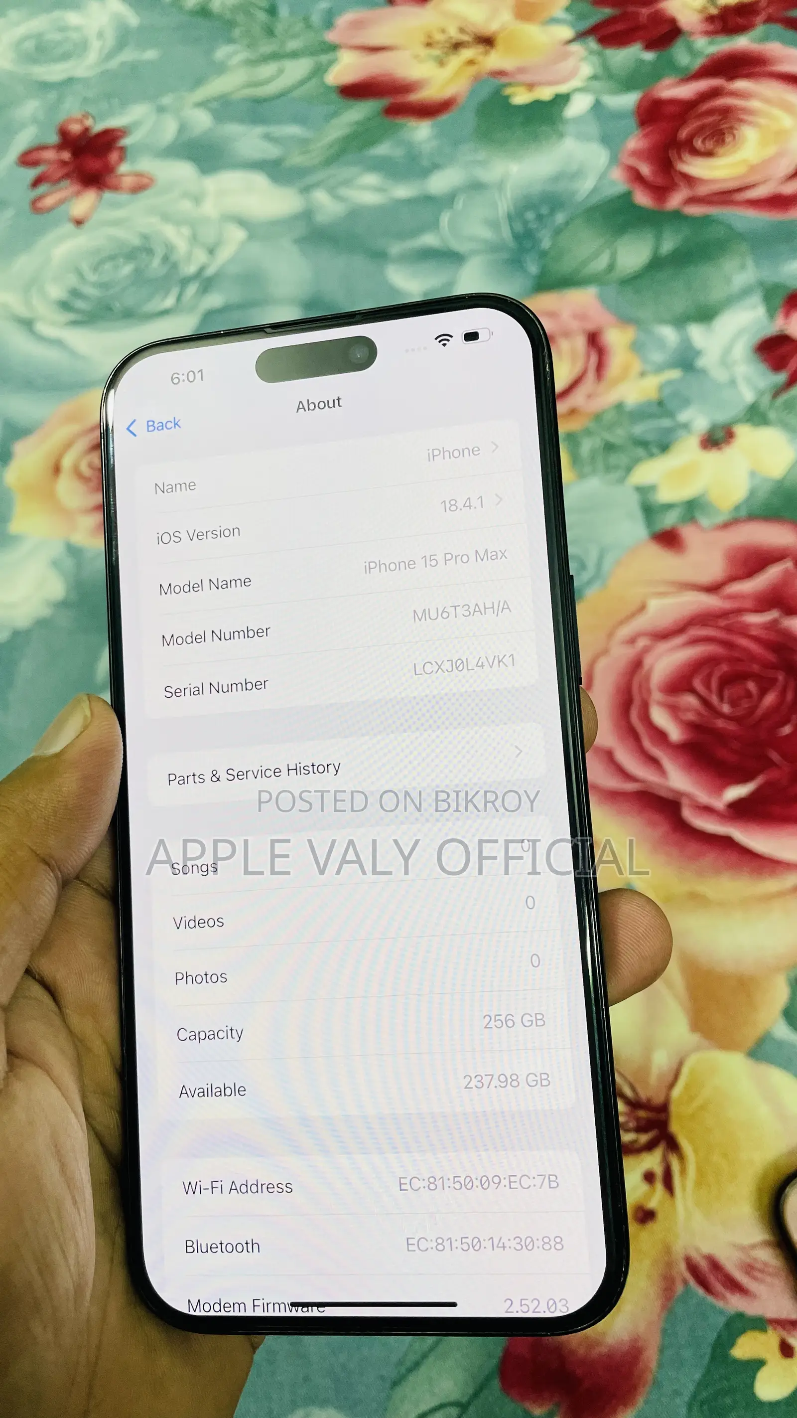 Apple iPhone 15 Pro Max 256 GB Blue