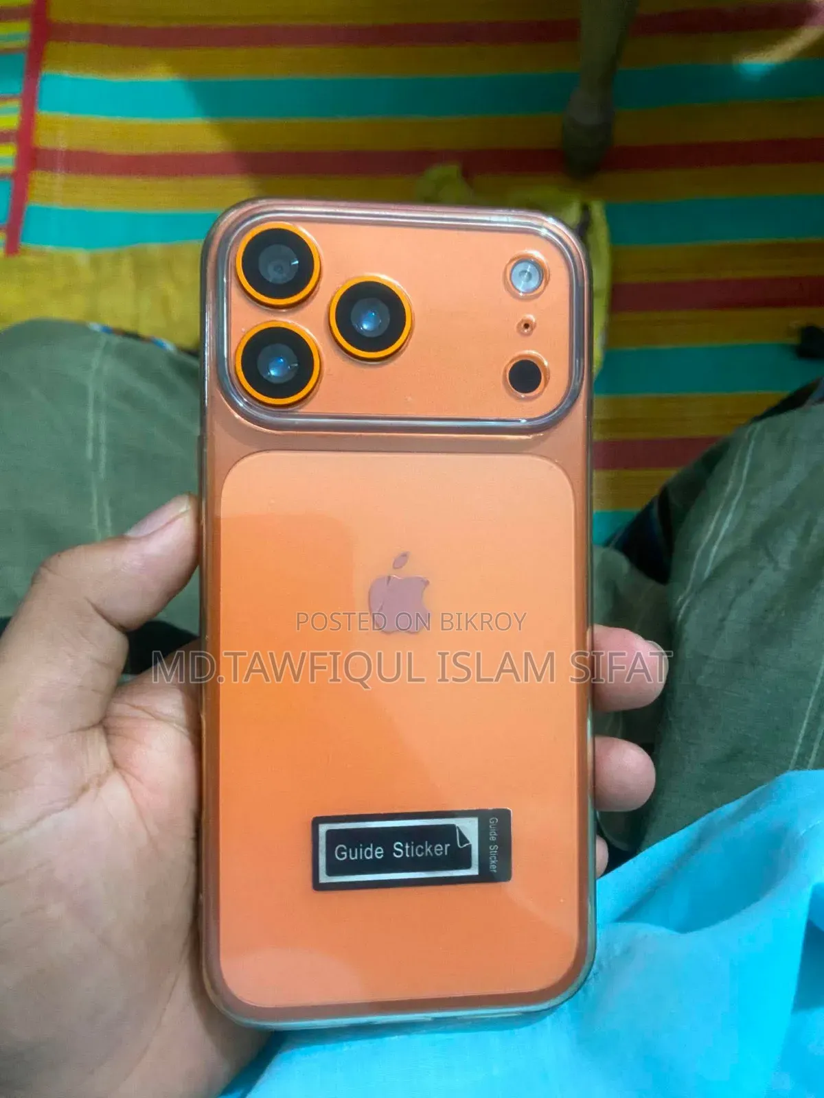 New Apple iPhone 17 Pro Max 256 GB Master Copy Orange