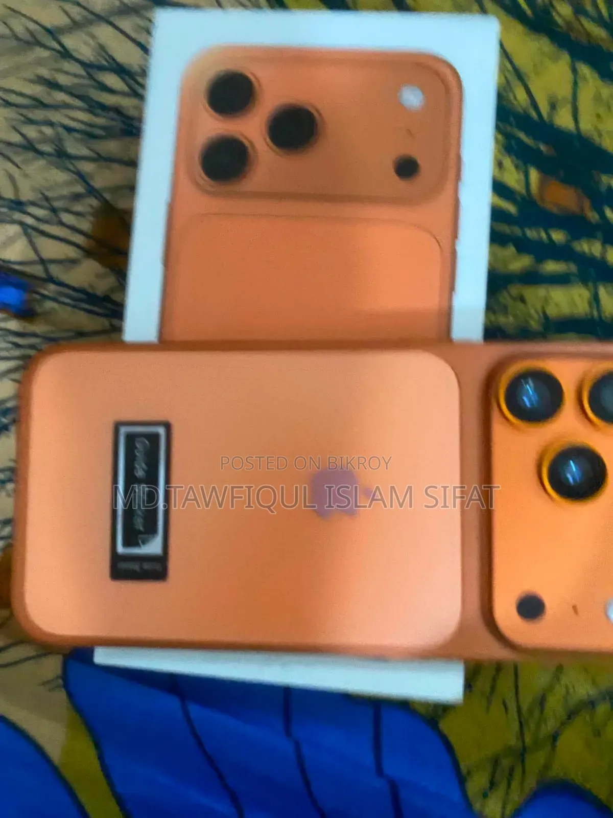 New Apple iPhone 17 Pro Max 256 GB Master Copy Orange