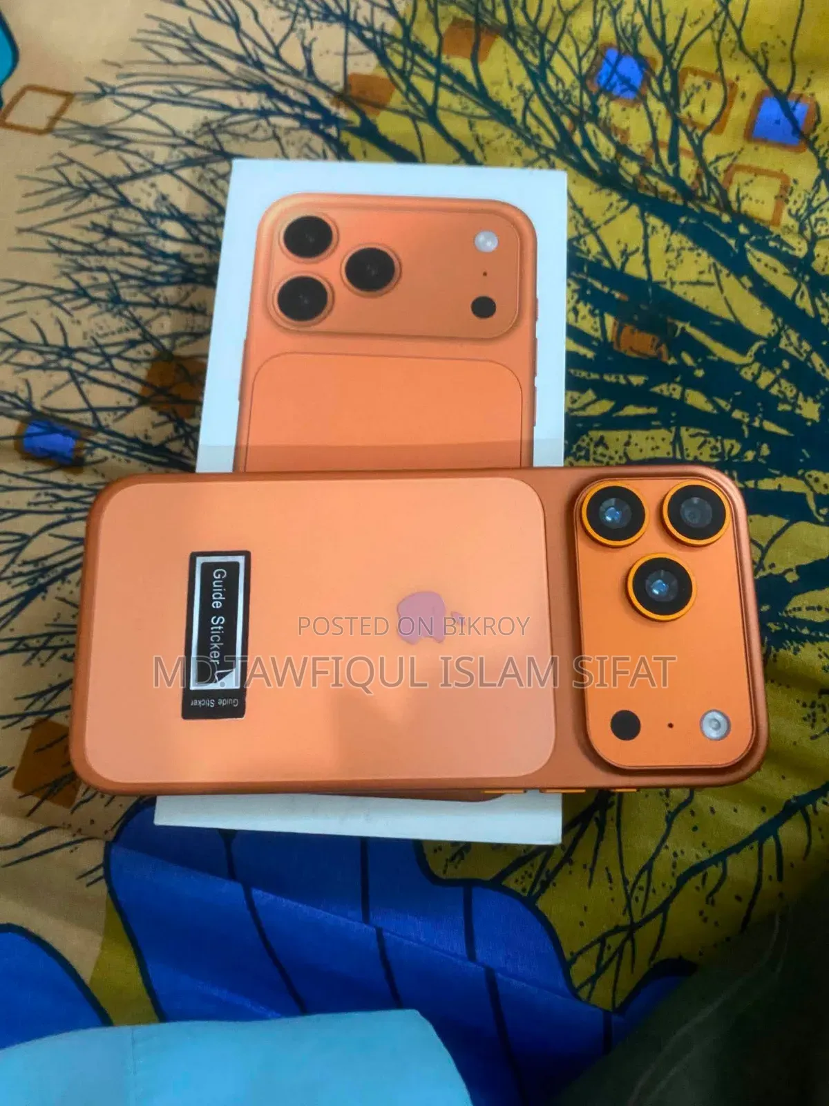 New Apple iPhone 17 Pro Max 256 GB Master Copy Orange