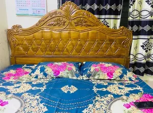 Teak Wood Full Box Bed