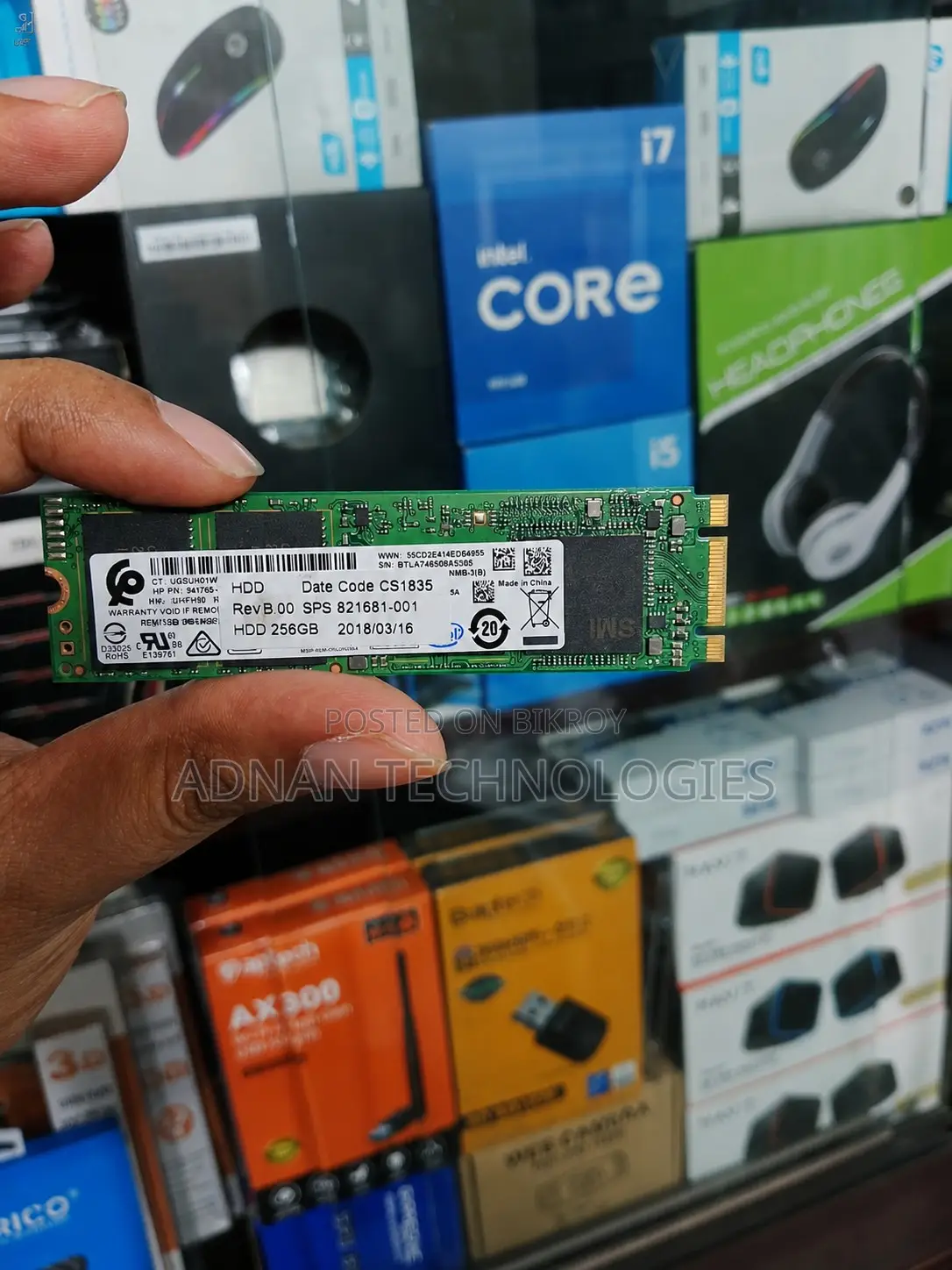 Intel Pro 5450s Series 256GB M.2 SATA III 6Gb/S SSD- Fresh Condition