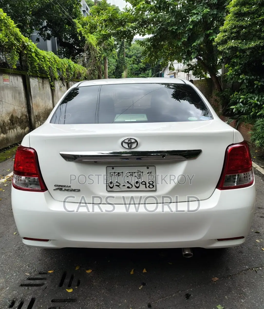 Toyota Axio 1.5 G Two-Wheel Drive 2013 White