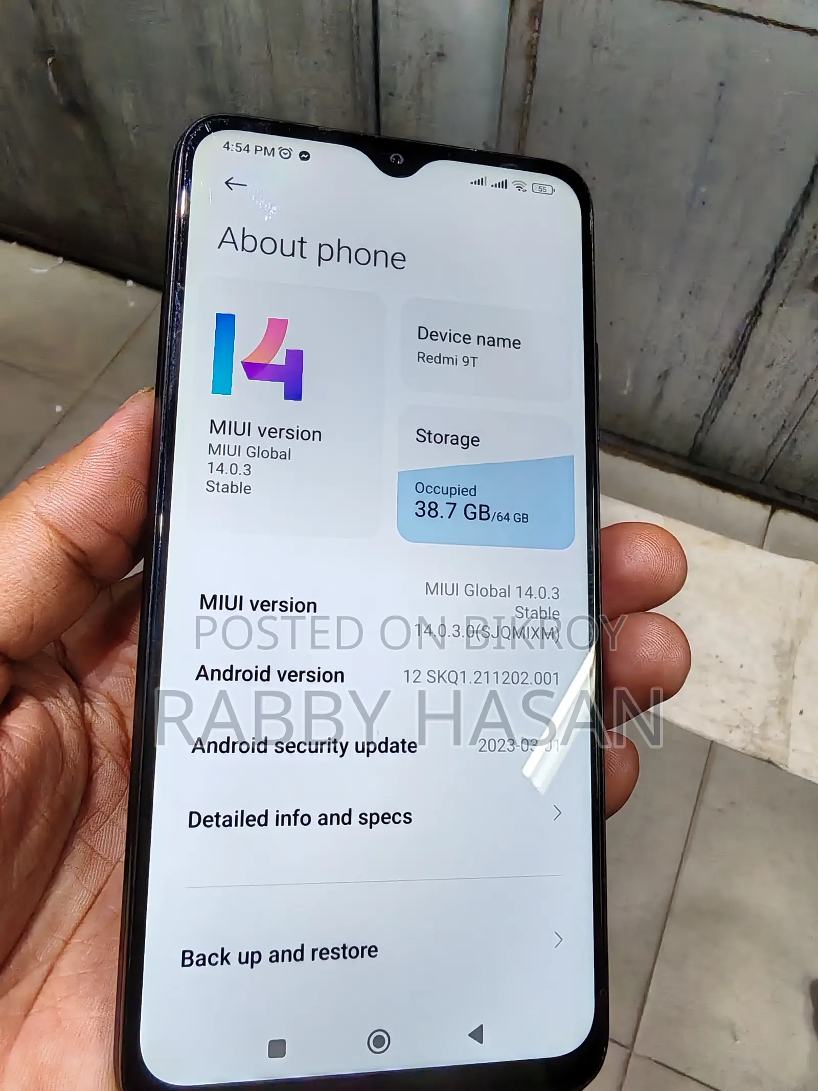 Xiaomi Redmi 9T 64 GB Blue