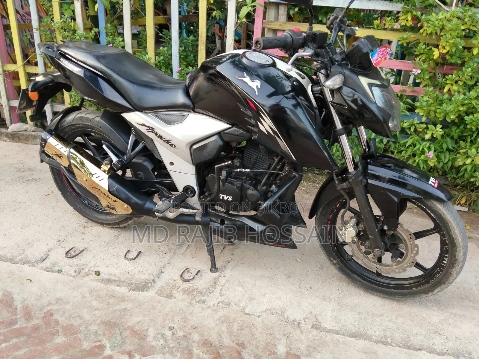 টিভিএস আপাচে আরটিআর ১৬০ ৪ভি ২০২২ ব্ল্যাক
