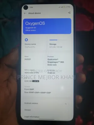 ওয়ানপ্লাস ৮ প্রো ১২৮ জিবি সবুজ
