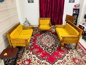 Teak Wood Sofa 5 Seats