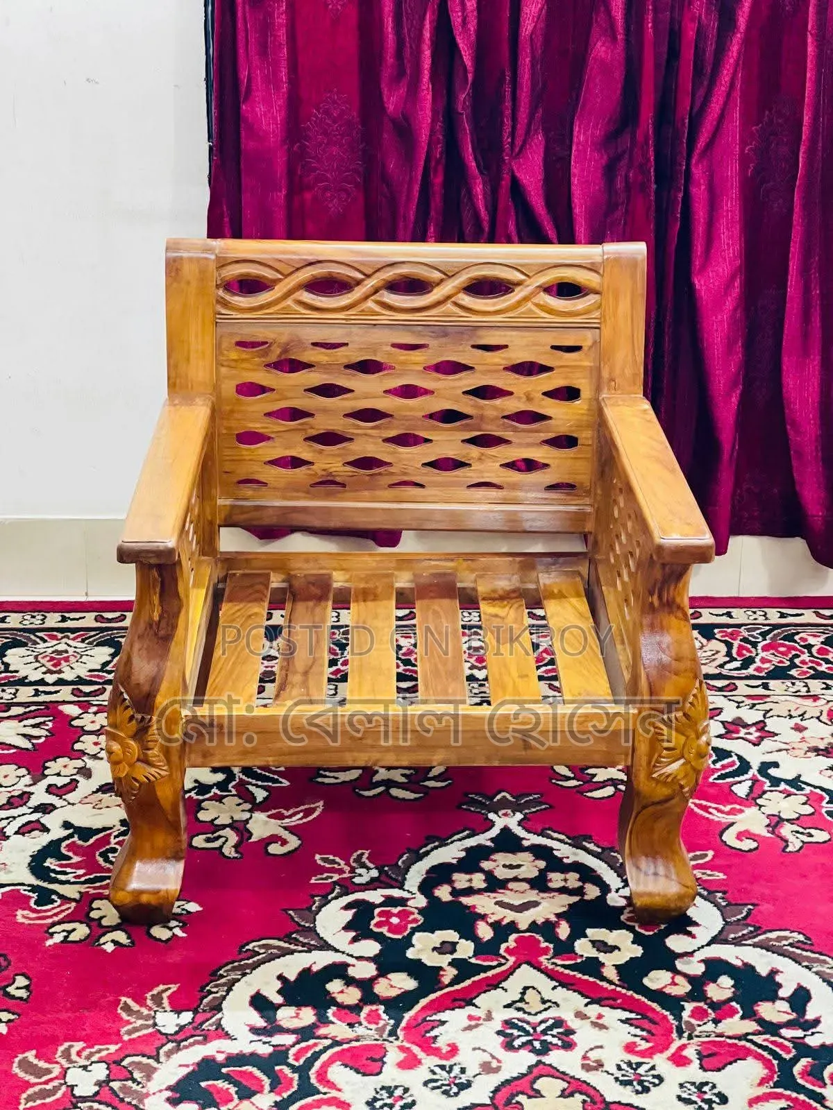 Teak Wood Sofa 5 Seats