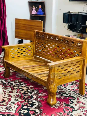 Teak Wood Sofa 5 Seats