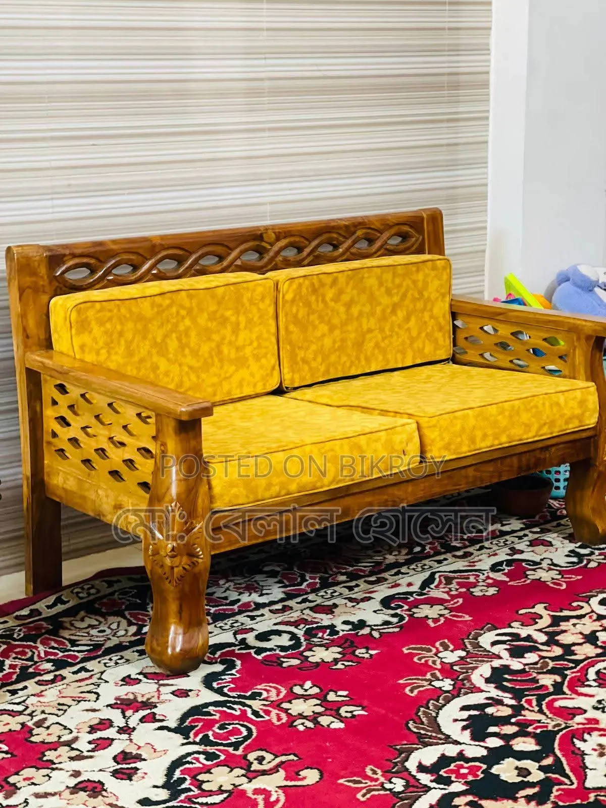 Teak Wood Sofa 5 Seats