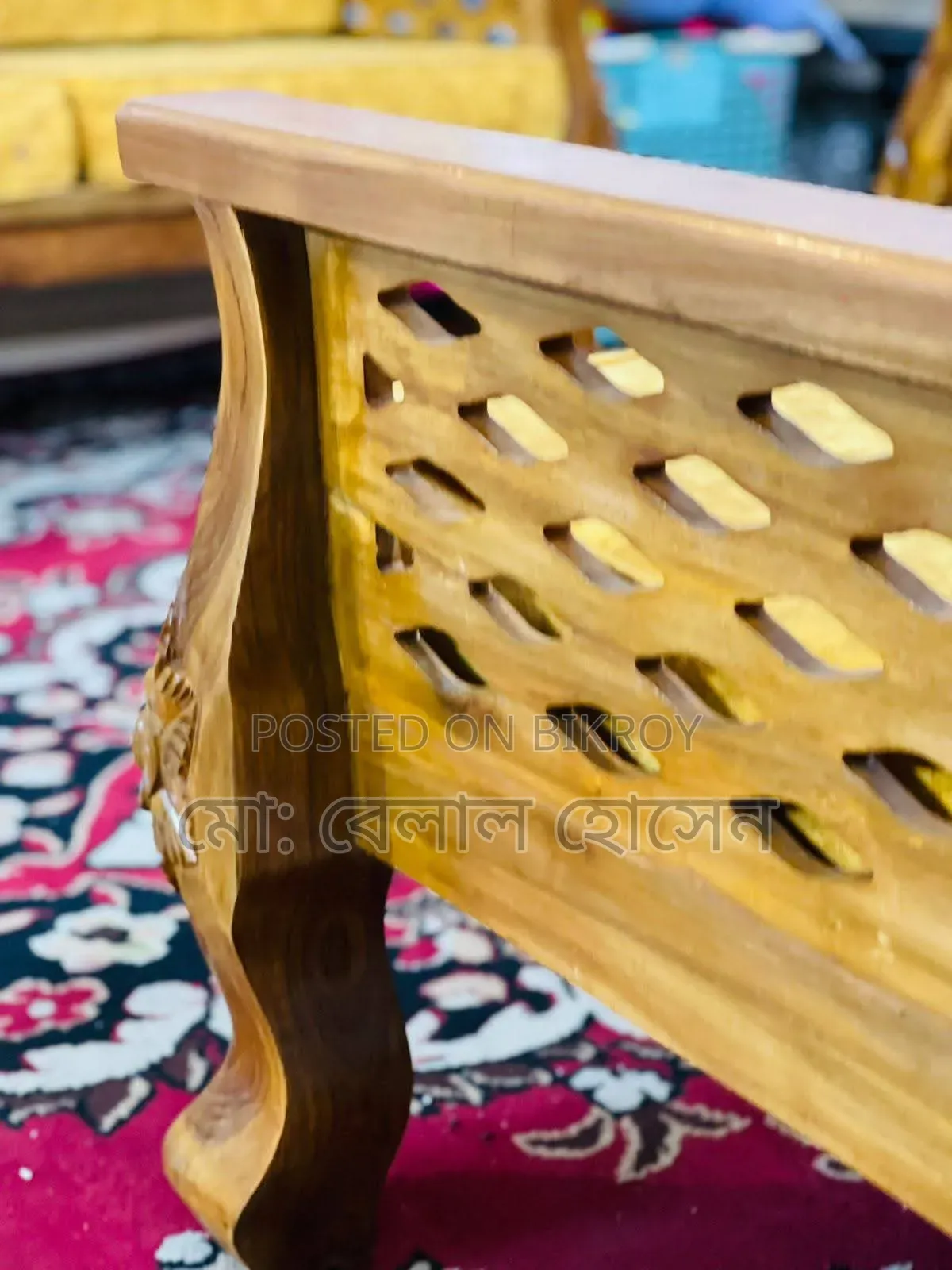 Teak Wood Sofa 5 Seats