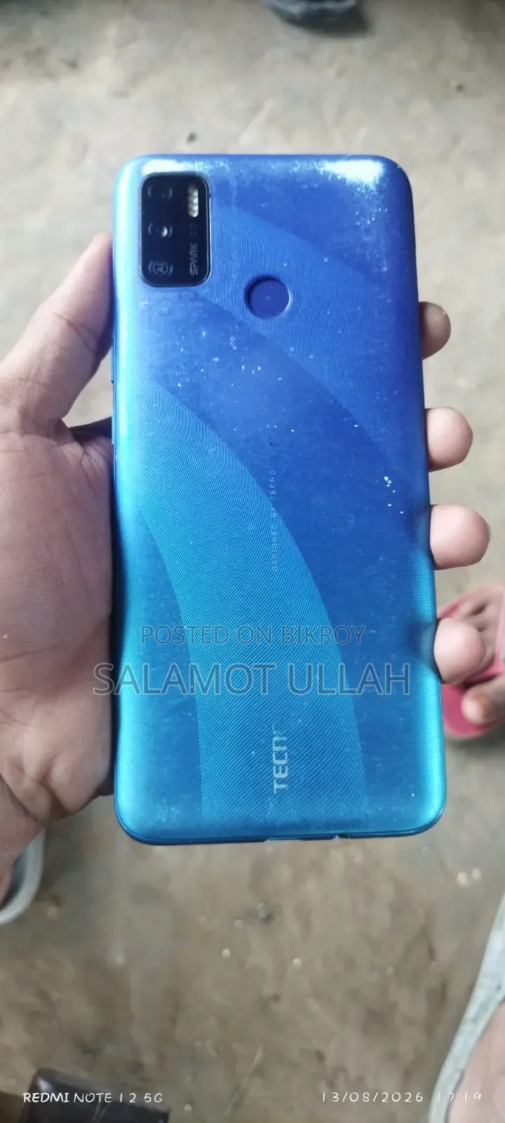 টেকনো স্পার্ক ৫ এয়ার ৩২ জিবি নীল