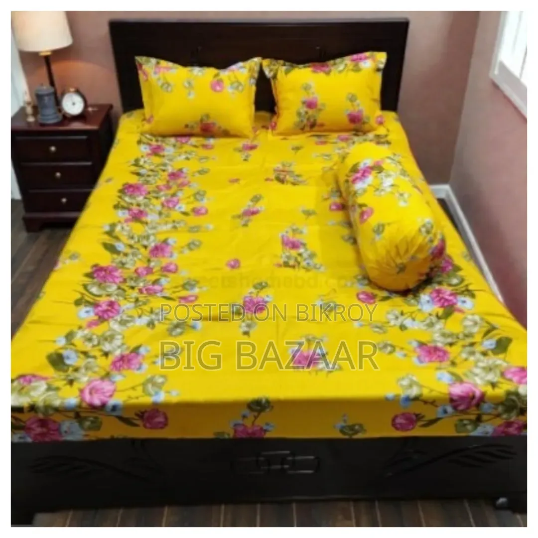 4 Pcs Twill Cotton Bed Sheet Set