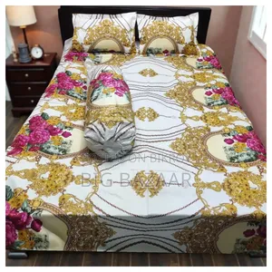 4 Pcs Twill Cotton Bed Sheet Set
