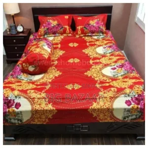 4 Pcs Twill Cotton Bed Sheet Set