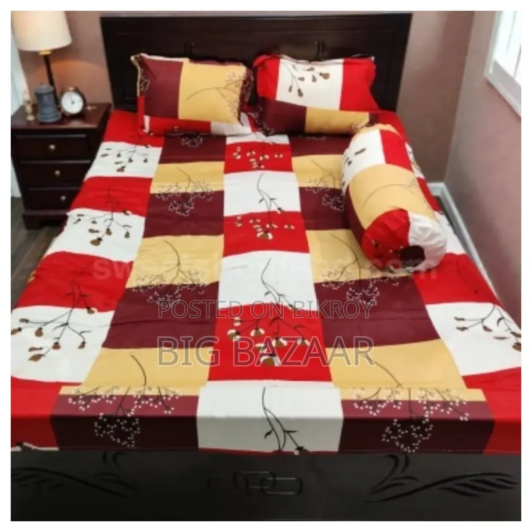 4 Pcs Twill Cotton Bed Sheet Set