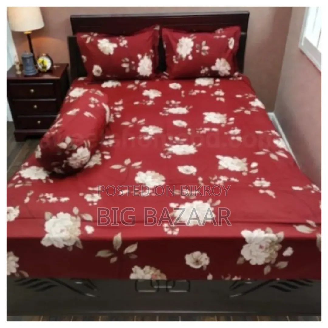 4 Pcs Twill Cotton Bed Sheet Set
