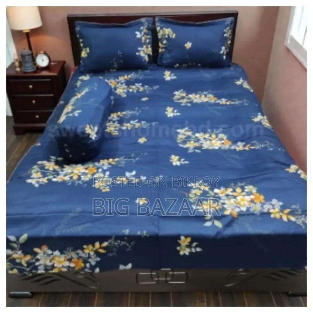 4 Pcs Twill Cotton Bed Sheet Set