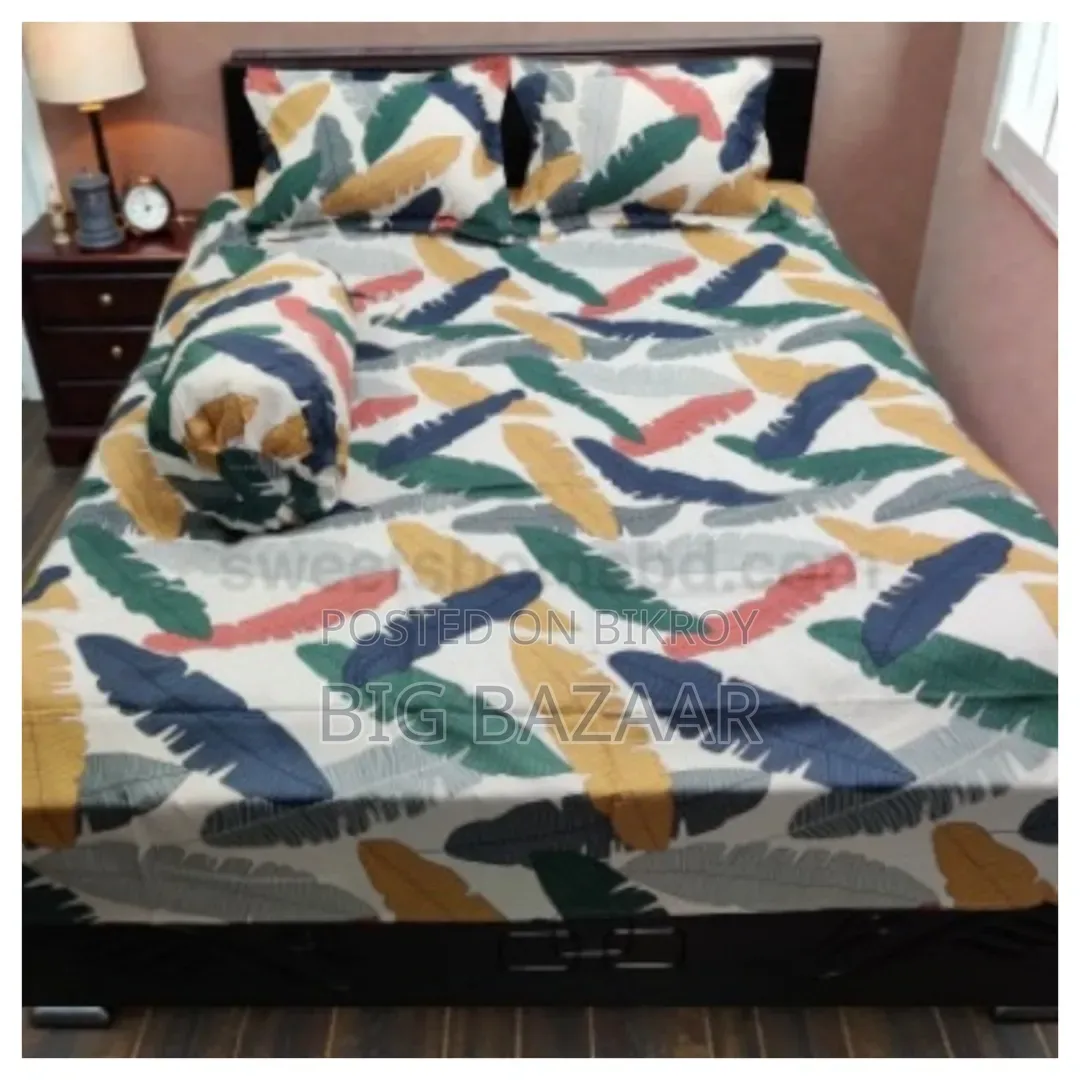 4 Pcs Twill Cotton Bed Sheet Set