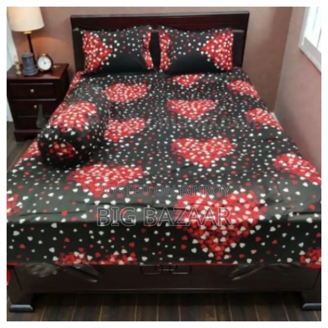 4 Pcs Twill Cotton Bed Sheet Set