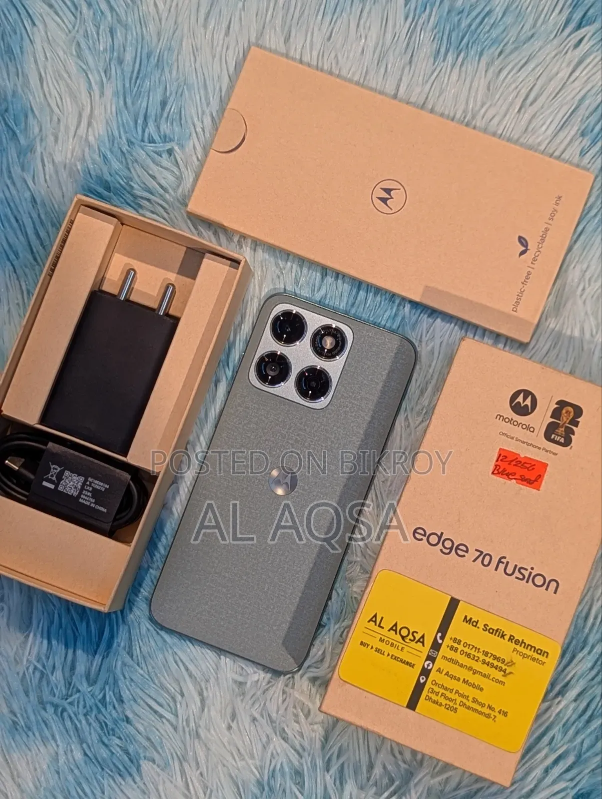 Motorola Edge 70 Fusion 256 GB Gray