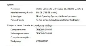 Laptop ASUS X553MA 8GB Intel Celeron SSD 256GB