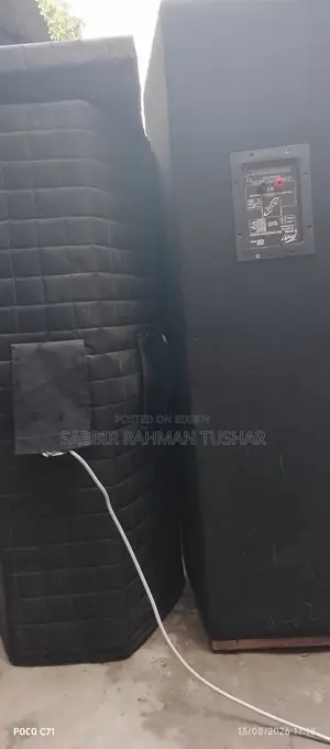 16 and 12-Inch Complete Sound Box With Amplifier and Hand Mic