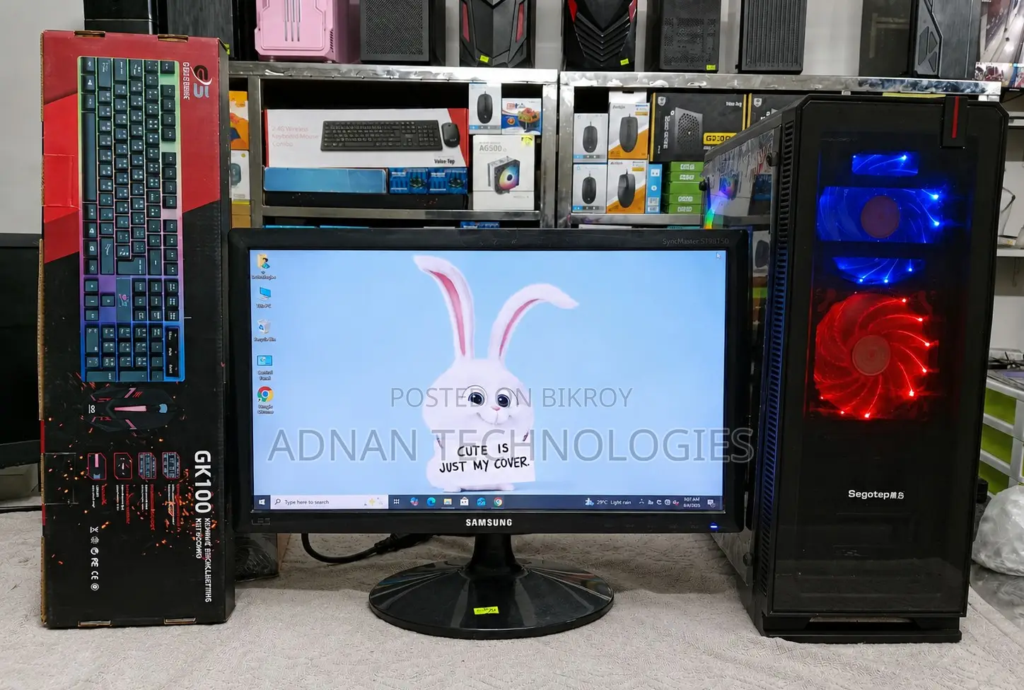 Desktop Computer 8GB Intel Core I5 SSD 128GB