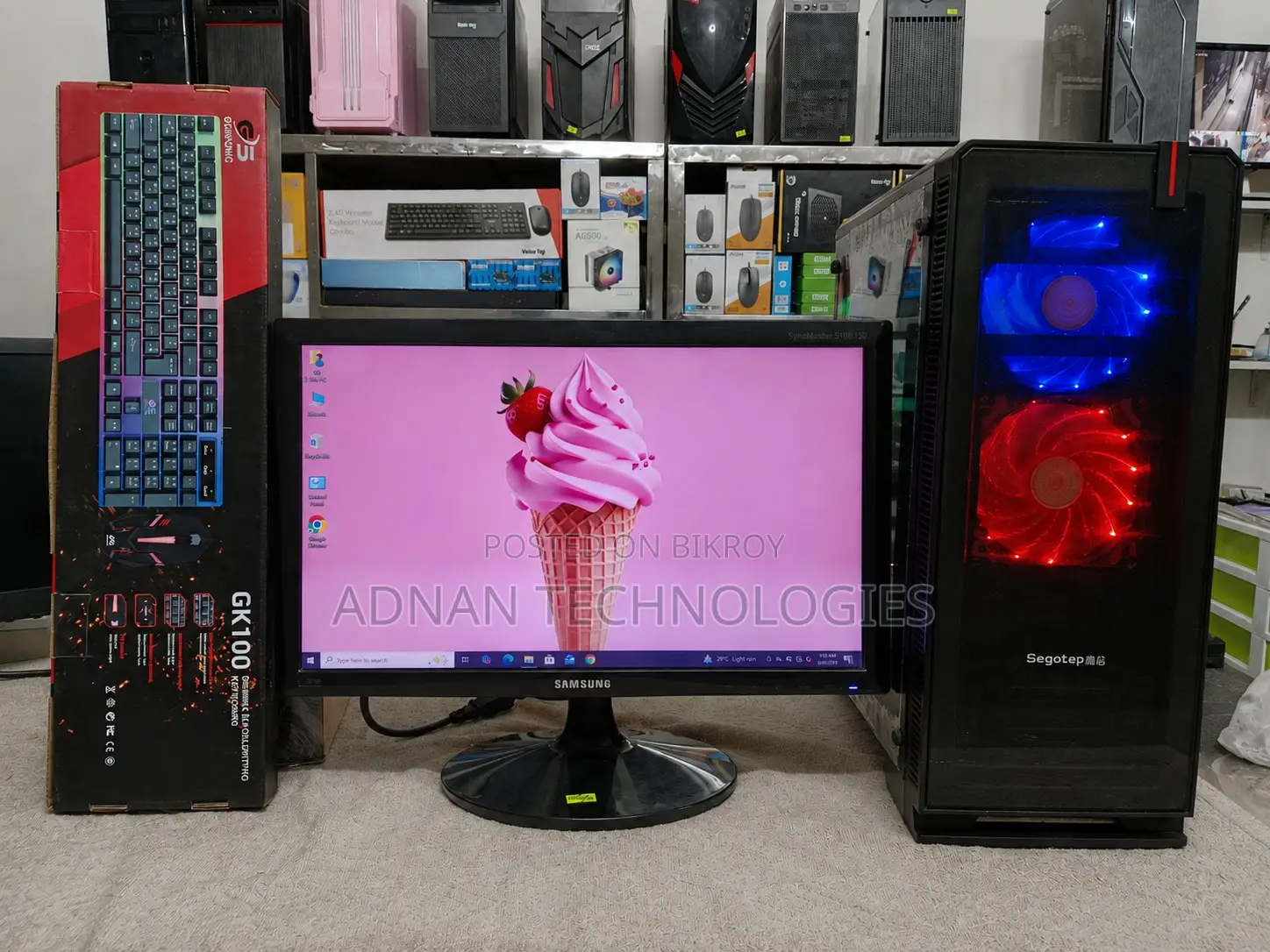 Desktop Computer 8GB Intel Core I5 SSD 128GB