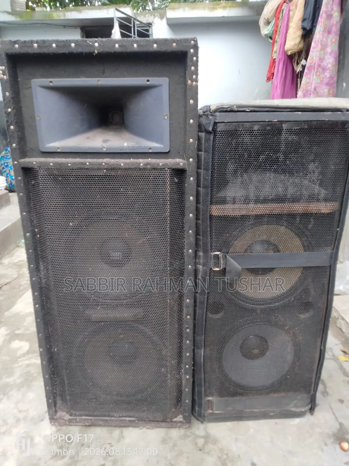 16 and 12-Inch Complete Sound Box With Amplifier and Hand Mic