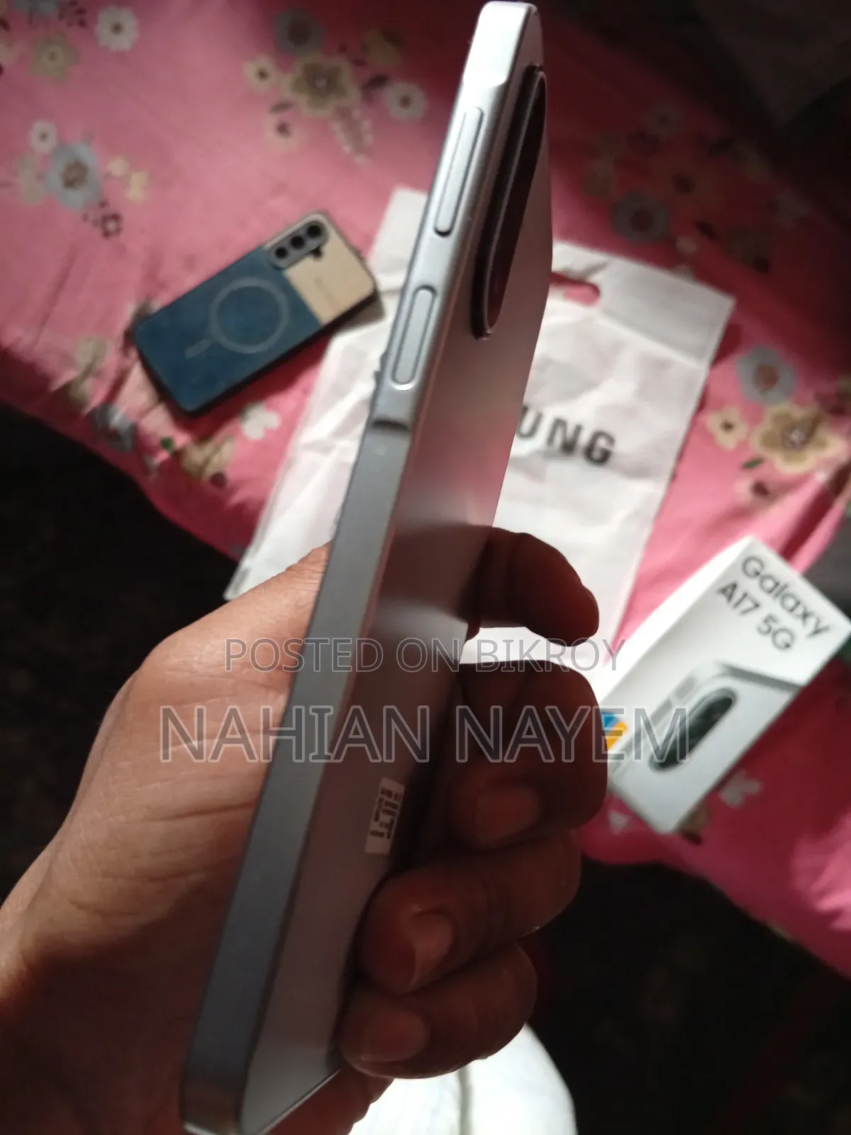 স্যামসাং গ্যালাক্সি এ১৭ ৫জি ১২৮ জিবি সিলভার