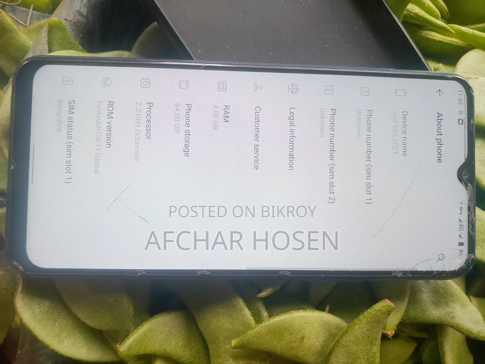 Vivo Y20 64 GB Green