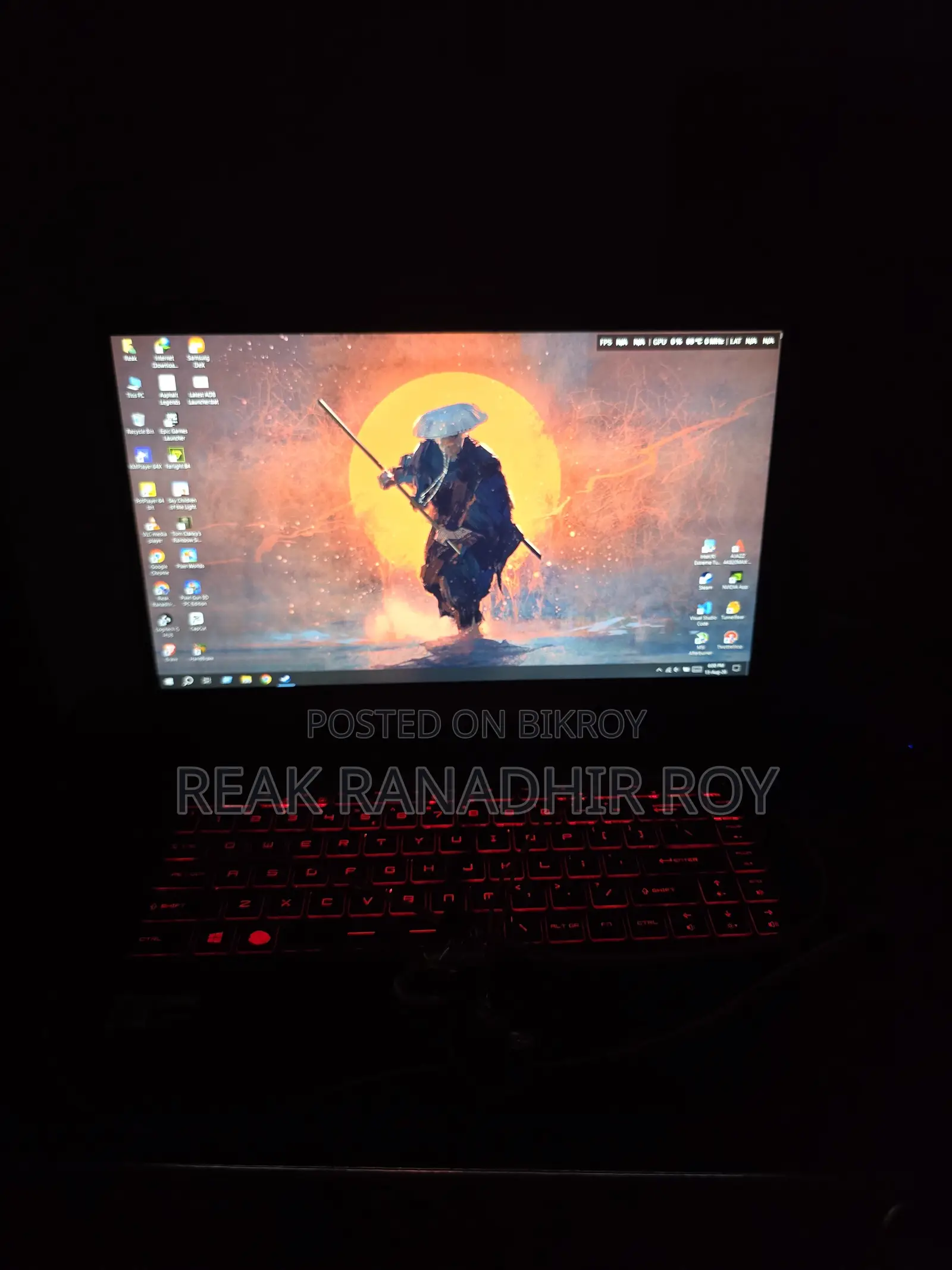 MSI GF65 Thin 10UE 8GB Intel Core i7 512GB SSD Laptop