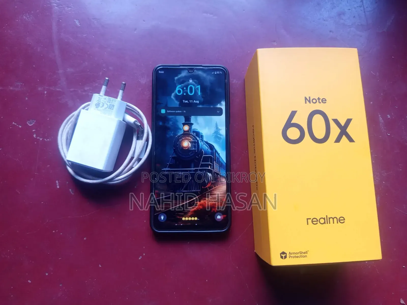 রিয়েলমি নোট ৬০এক্স ৬৪ জিবি ব্ল্যাক