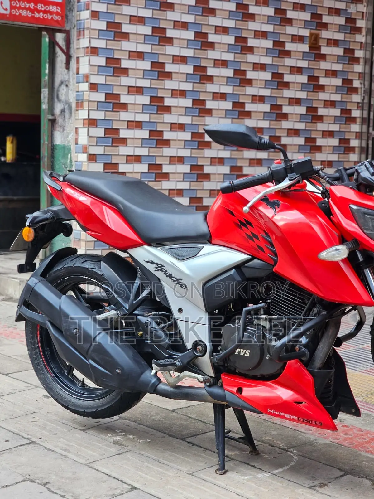 TVS Apache RTR 160 4V 2019 Red