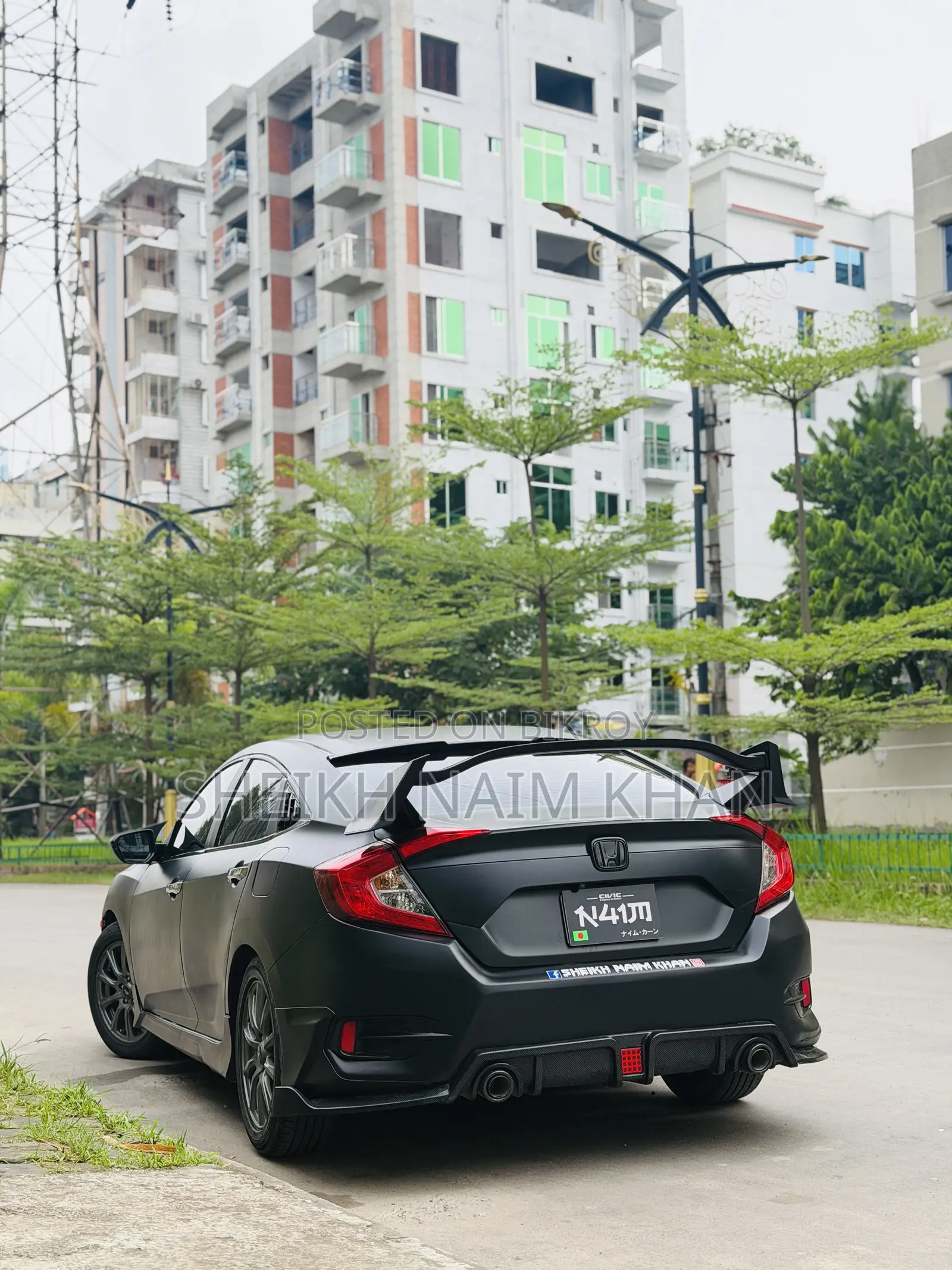 হোন্ডা সিভিক ২০১৭ কালো