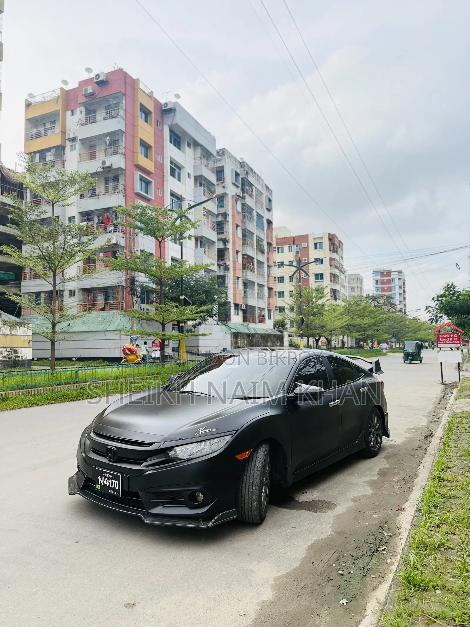 হোন্ডা সিভিক ২০১৭ কালো