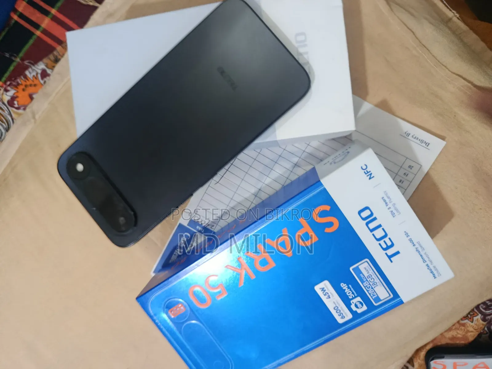 Tecno Spark 50 5G 128 GB Black
