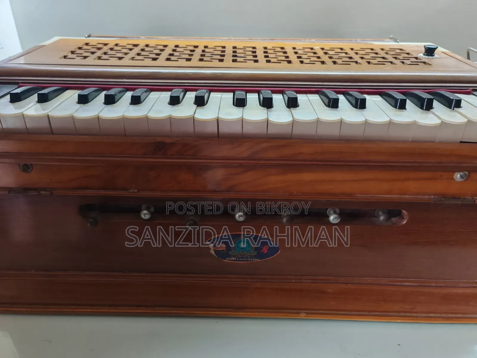 Wooden Harmonium for Sale | Smooth Sound Air Tight Bellows