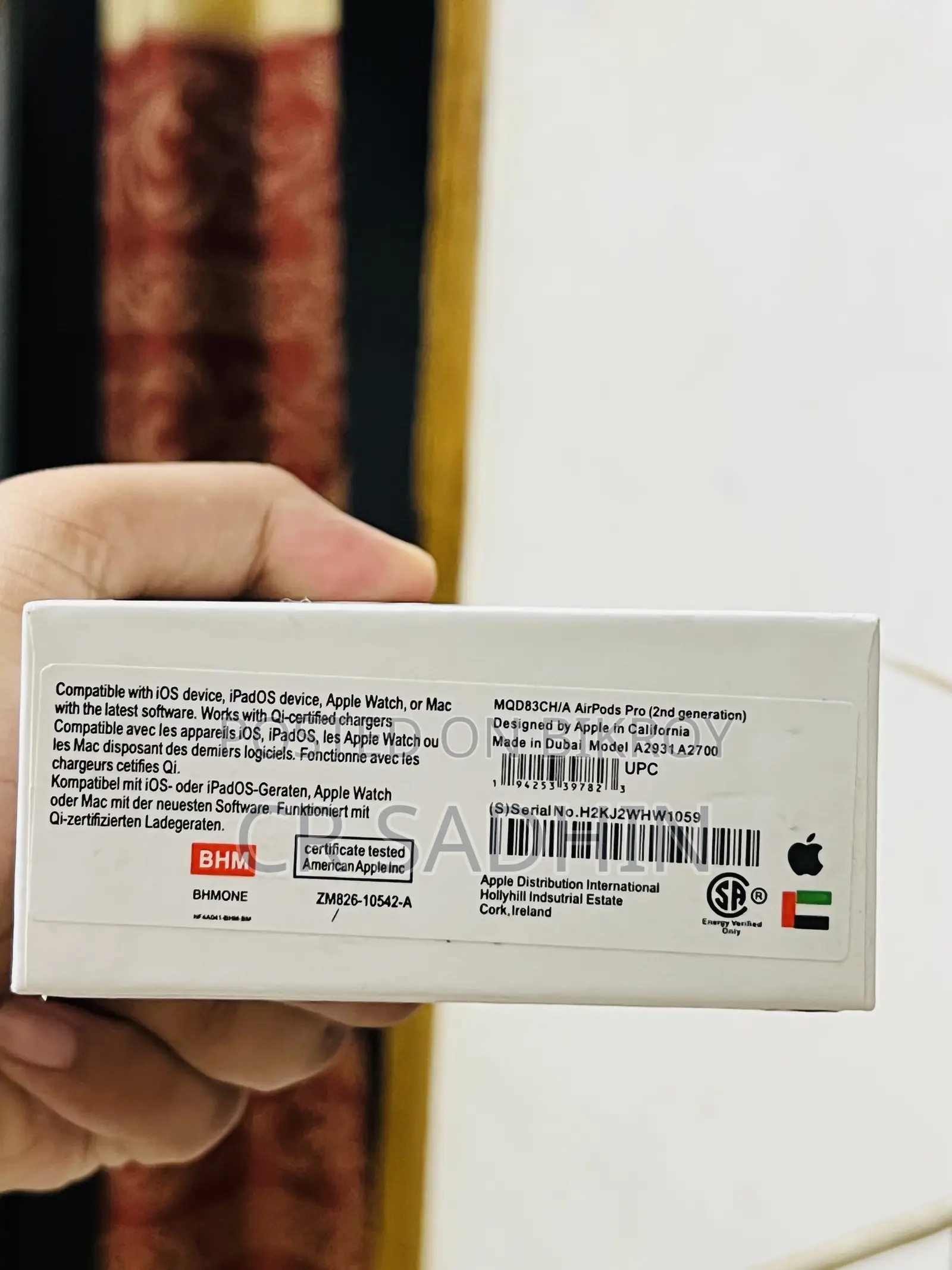 AirPods 2 2nd Gen(dubai)