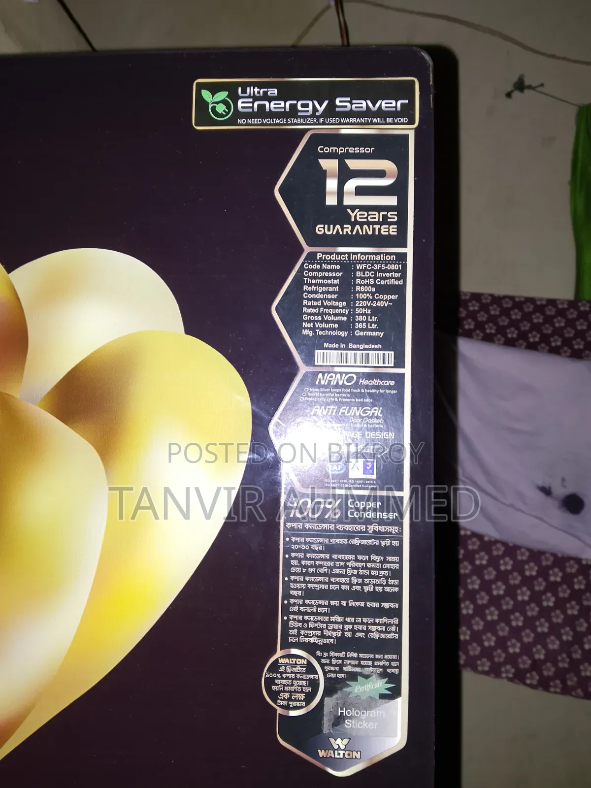 Selling a Refrigerator
