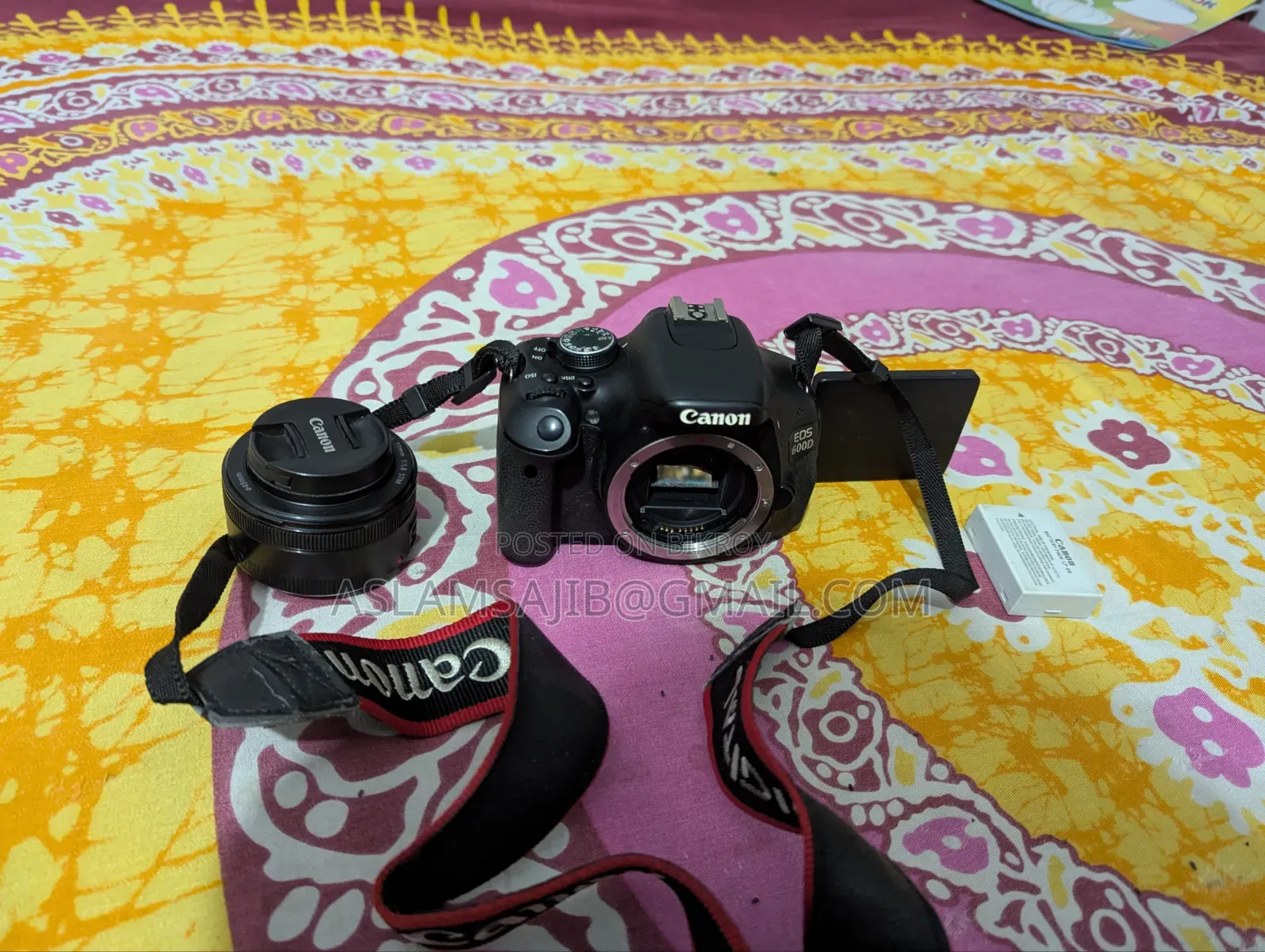 ক্যানন ৬০০ডি প্রাইম লেন্স সহ
