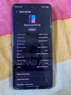 Samsung Galaxy F54 256 GB Blue
